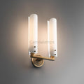 Magnolia White Shade 2 - Head Wall Sconce 16