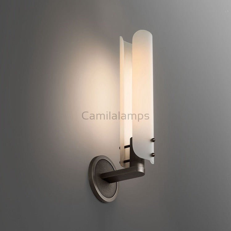 Magnolia White Shade Wall Sconce 16"H - Camilalamps - CAM - MA - 04