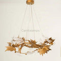 Maple Leaf Branch Chandelier - Camilalamps - fl - Maple Leaf - 1276