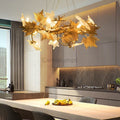 Maple Leaf Branch Chandelier - Camilalamps - fl-1Caple Leaf-11273