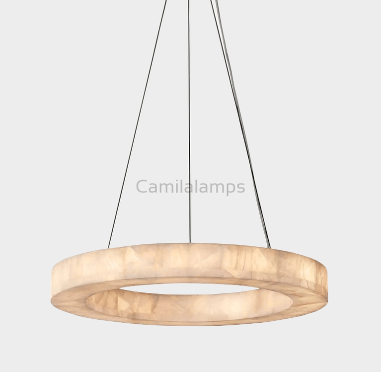 Marble Ravage Round Chandelier 31" - Camilalamps - Ca090