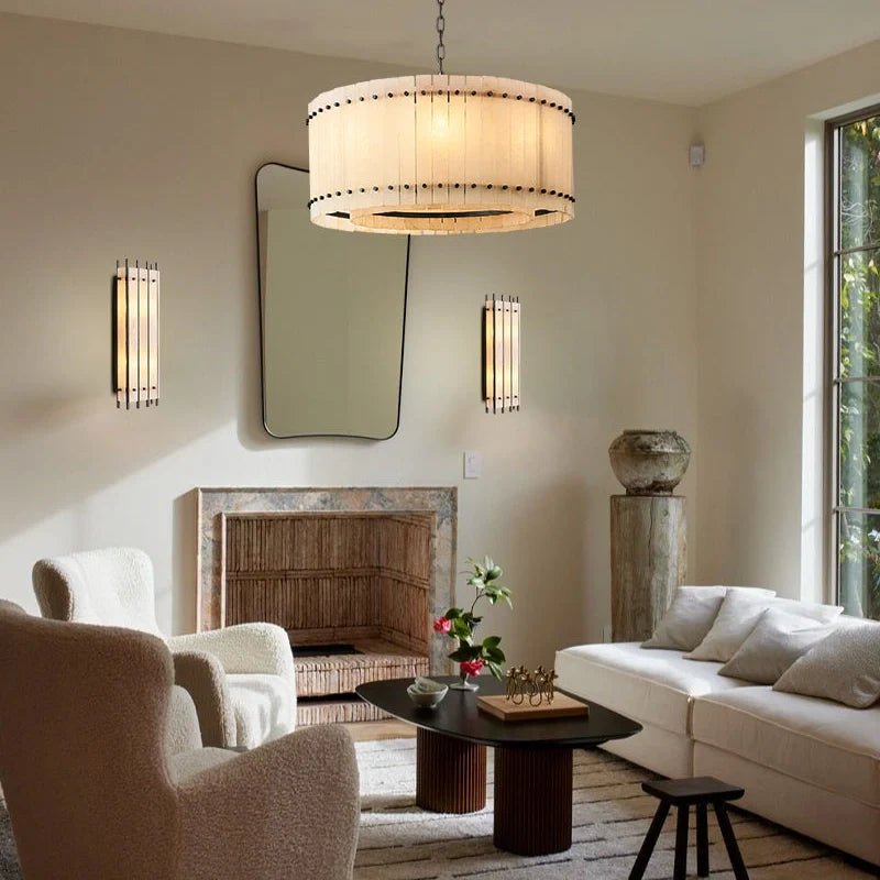 Marcus Alabaster Grand Rectangular Sconce - Camilalamps - CA - RH - CH - 2552638