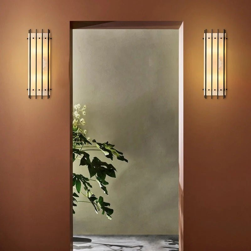Marcus Alabaster Grand Rectangular Sconce - Camilalamps - CA - RH - CH - 2552637