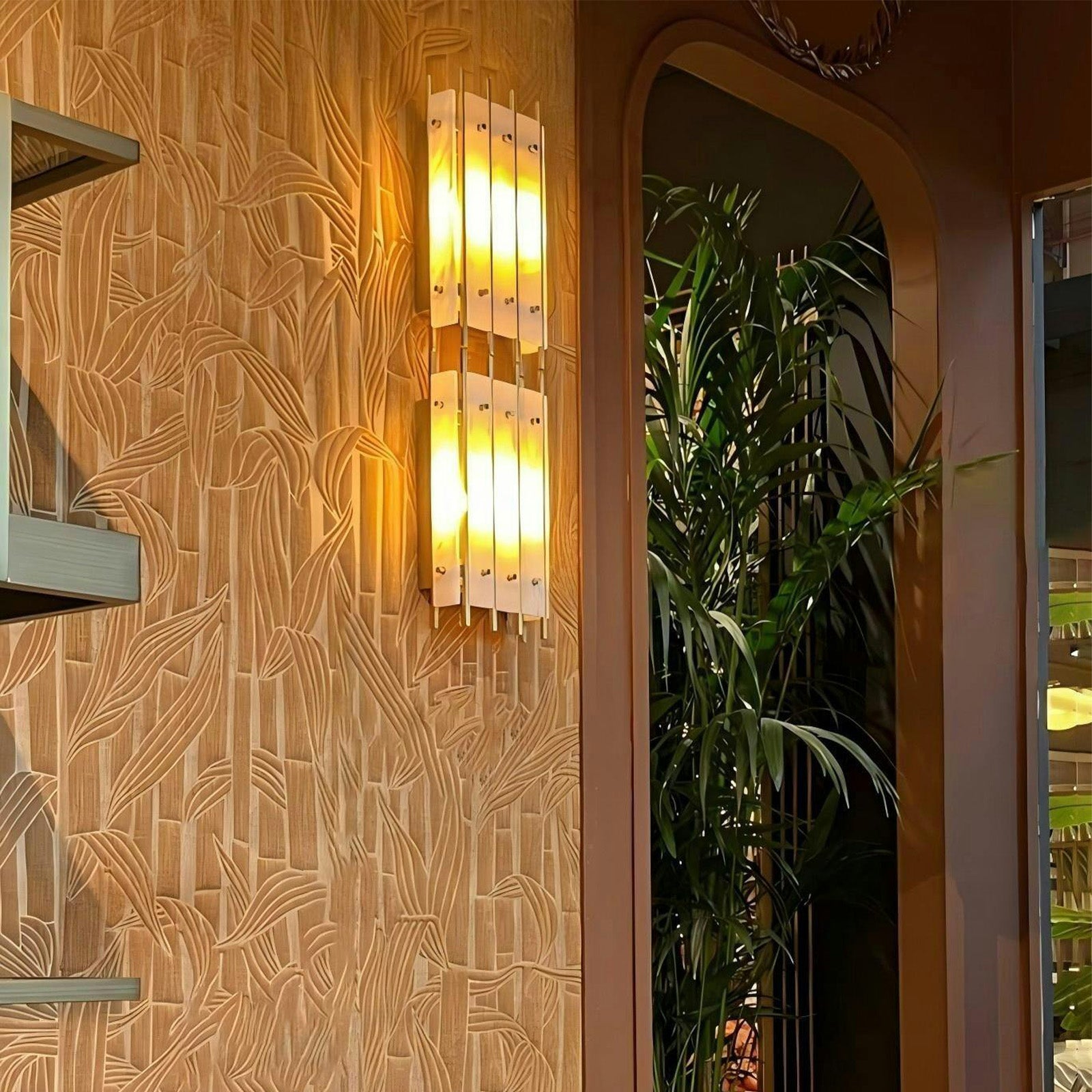 Marcus Alabaster Grand Rectangular Sconce - Camilalamps - CA - RH - CH - 2552636