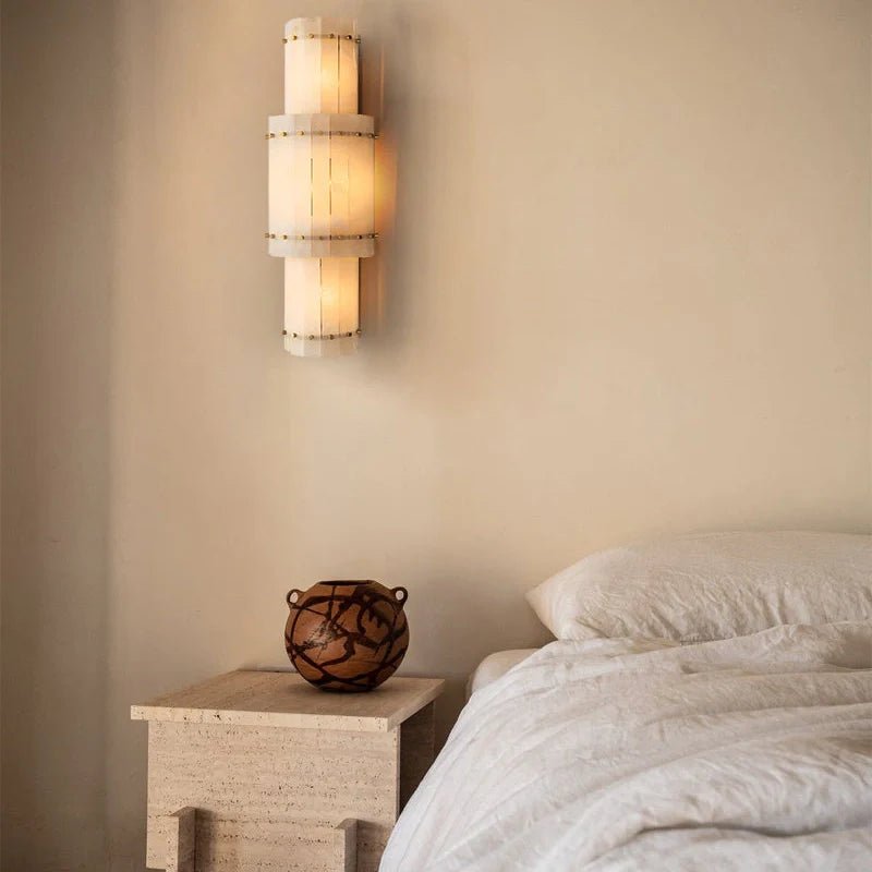 Marcus Alabaster Grand Round Sconce - Camilalamps - CA - RH - PEN - 2552621