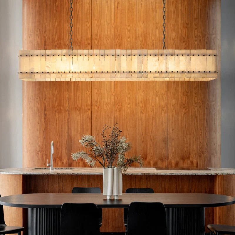 Marcus Alabaster Linear Chandelier - Camilalamps - CA - RH - CH - 2552644