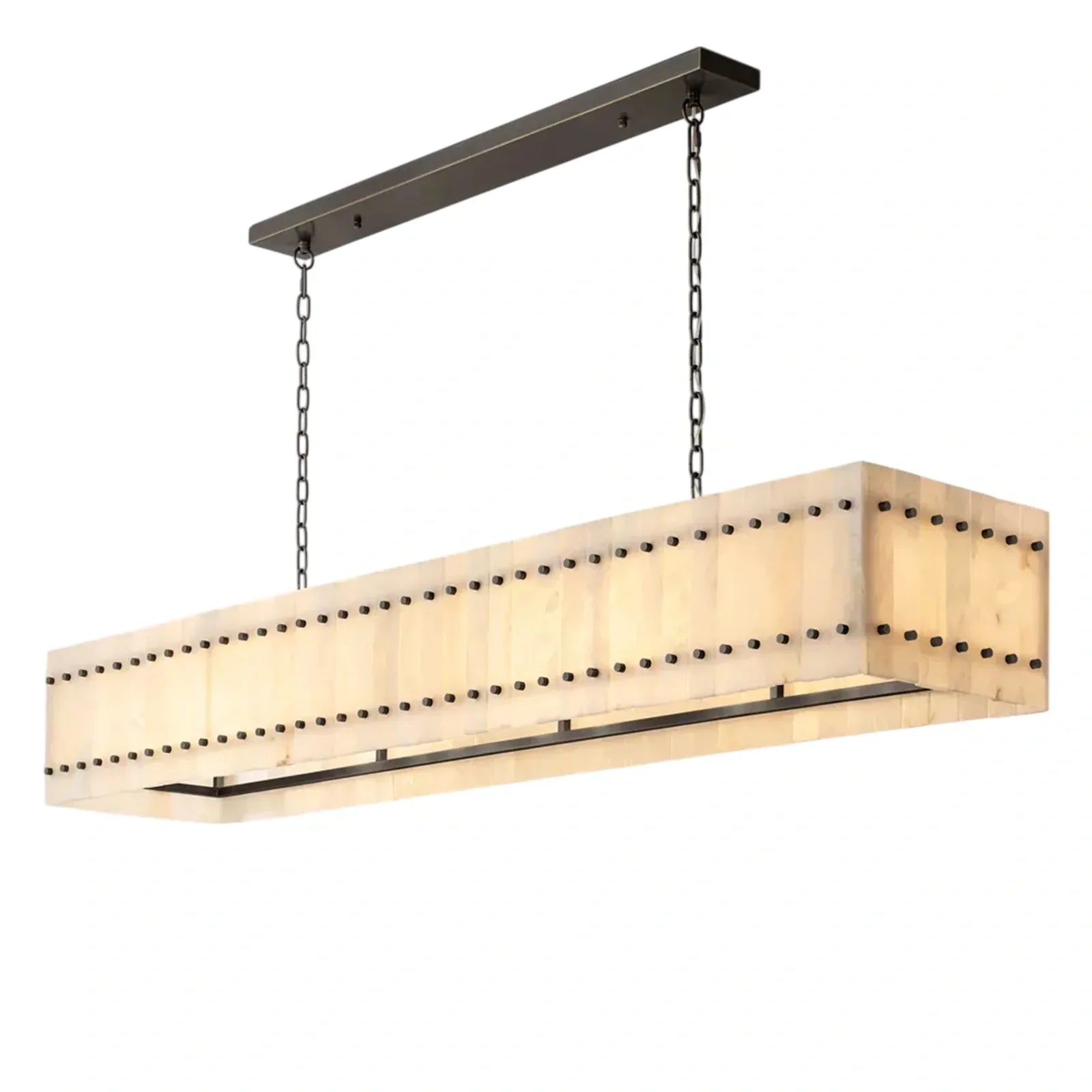 Marcus Alabaster Linear Chandelier - Camilalamps - CA - RH - CH - 2552644