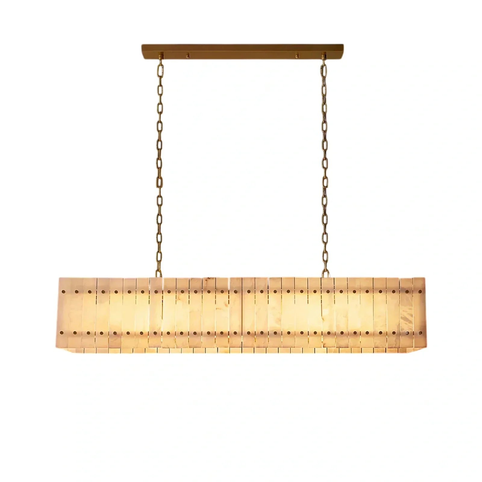 Marcus Alabaster Linear Chandelier - Camilalamps - CA - RH - CH - 2552641