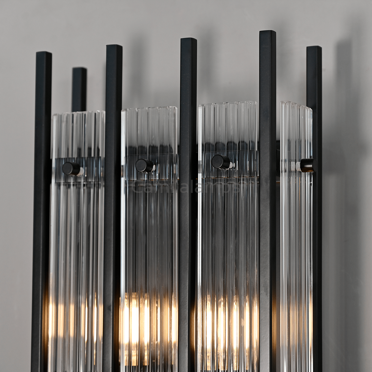 Marcus Glass Rectangular Wall Sconce - Camilalamps - CA - SUN - 701