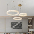 Margot Alabaster Modern Circular Chandelier - Camilalamps - CaC-1aB002-11