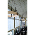 Margot Oslo Pendant Alabaster Chandelier With Leather - Camilalamps - CAM1490 - 1