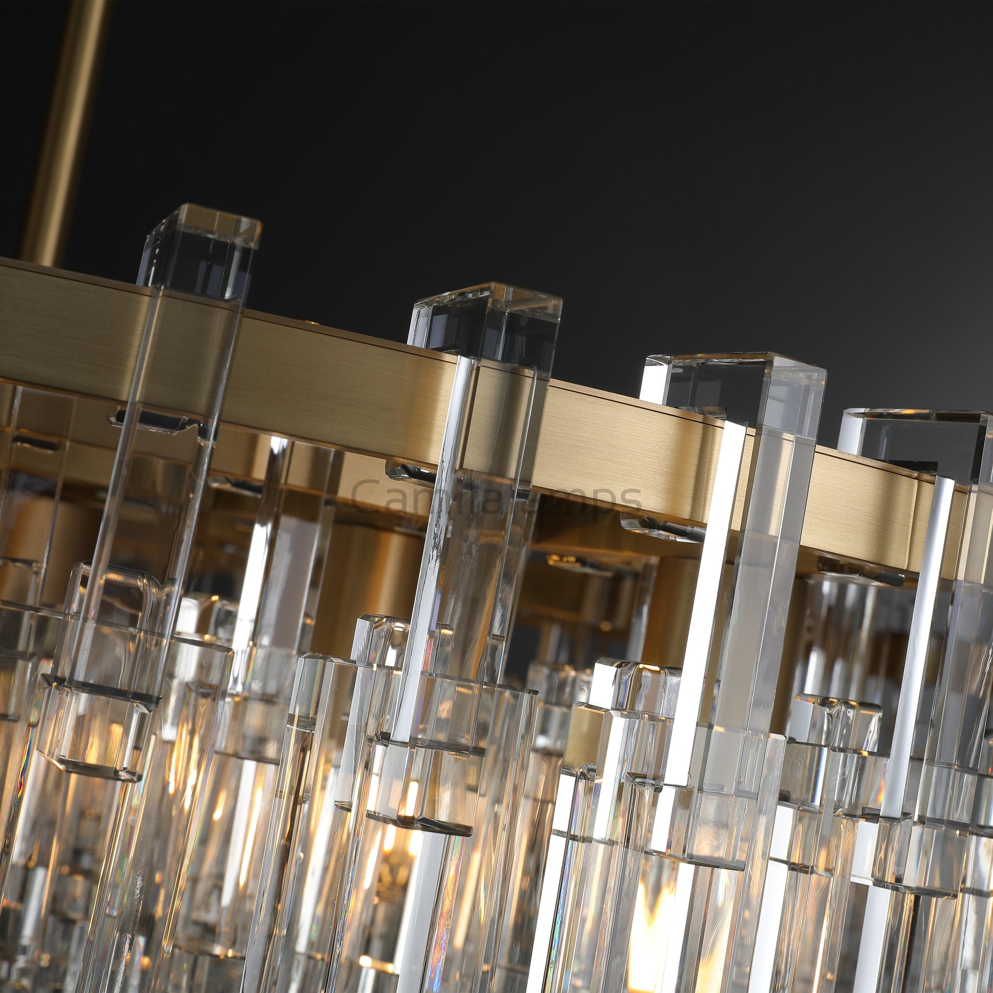 Marigan Elegant Round K9 Crystal Chandelier 36", 48", 60" - Camilalamps - CAM1014