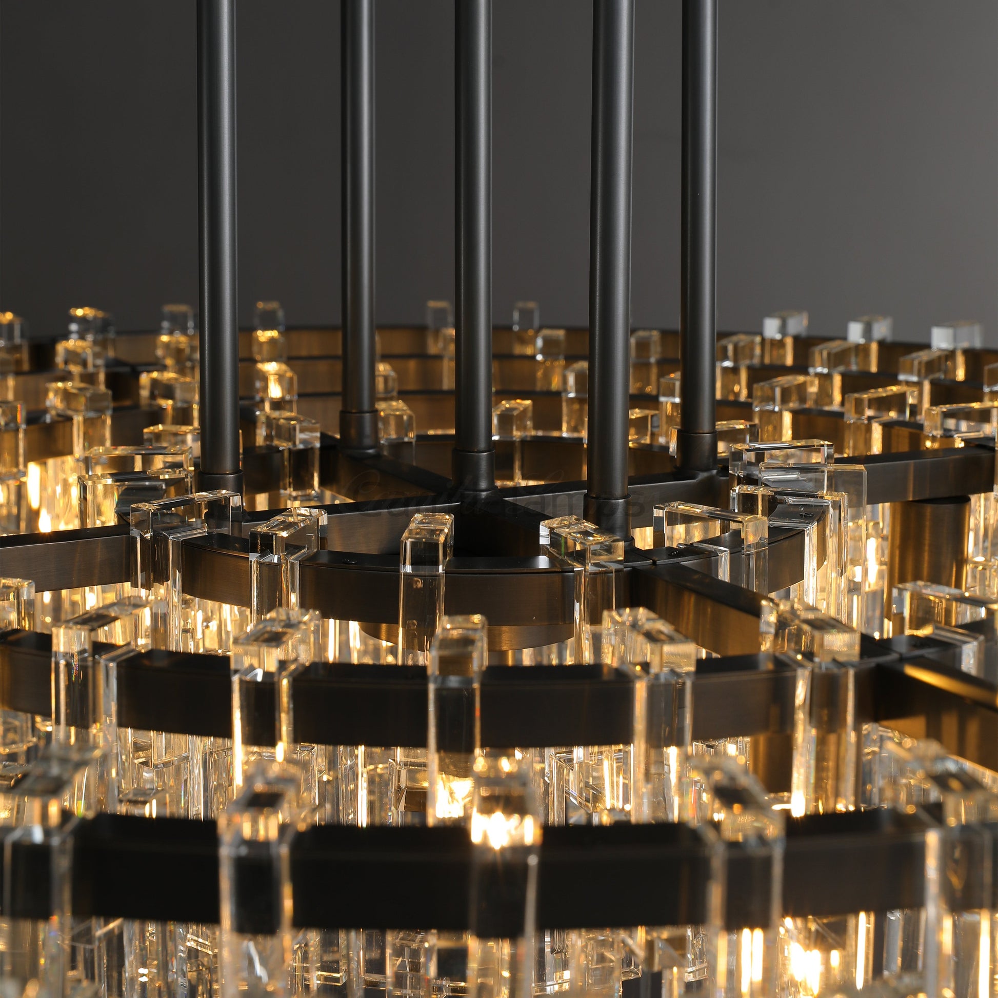 Marigan Elegant Round K9 Crystal Chandelier 36", 48", 60" - Camilalamps - CAM1014