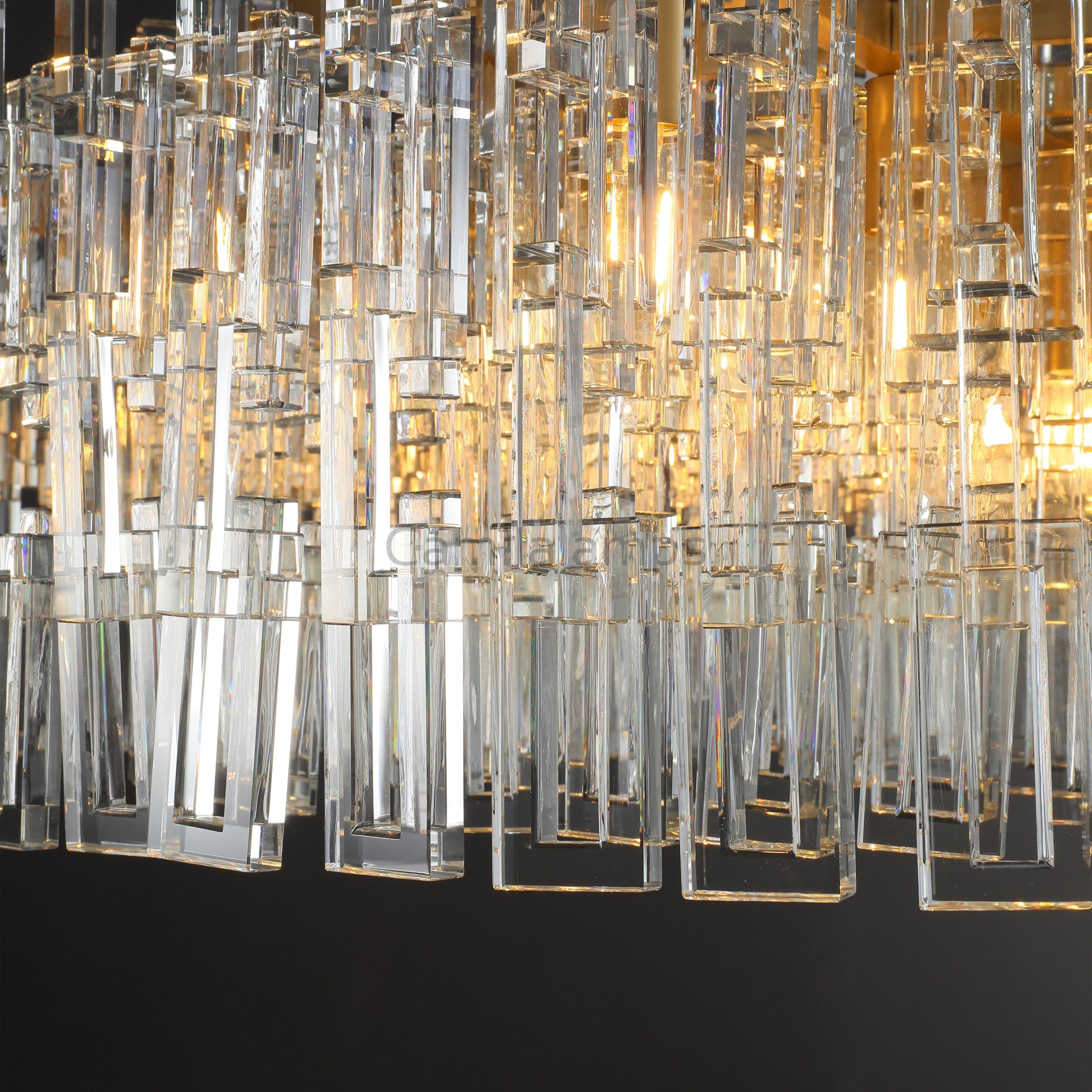 Marigan Elegant Round K9 Crystal Chandelier 36", 48", 60" - Camilalamps - CAM1014