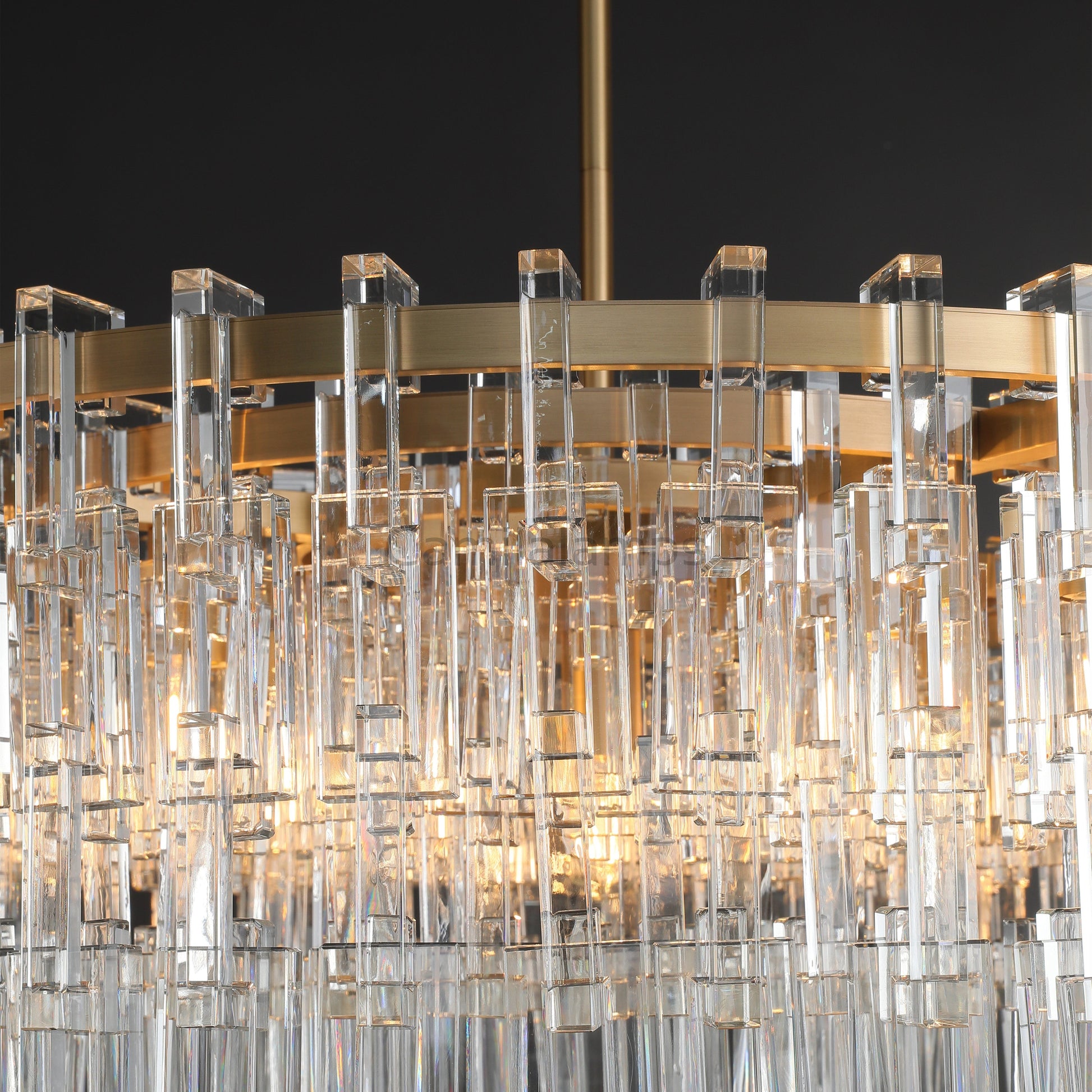 Marigan Elegant Round K9 Crystal Chandelier 36", 48", 60" - Camilalamps - CAM1014