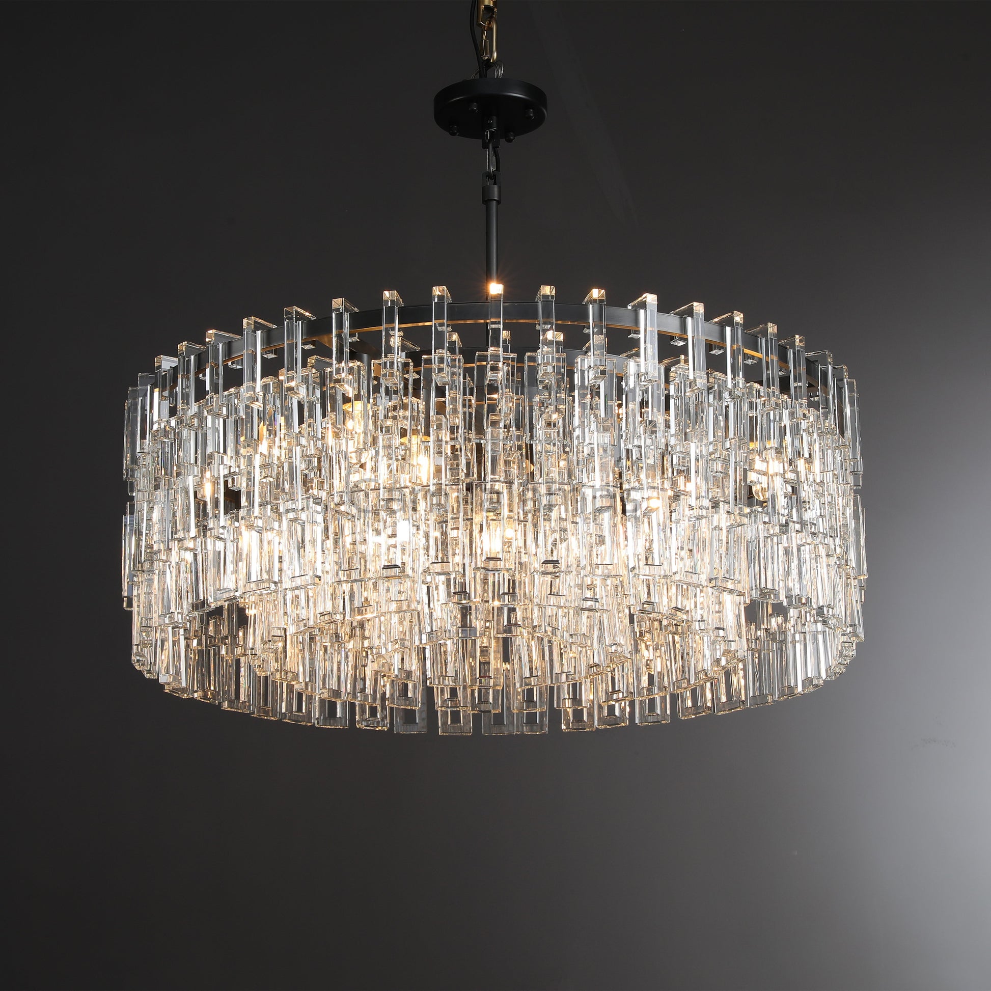 Marigan Elegant Round K9 Crystal Chandelier 36", 48", 60" - Camilalamps - CAM1014