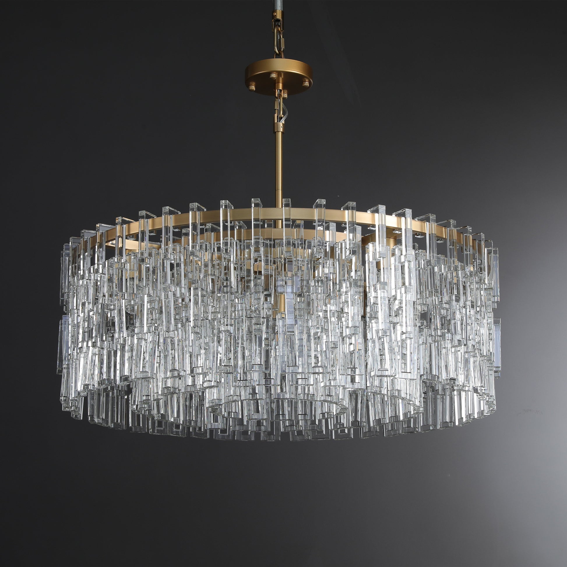 Marigan Elegant Round K9 Crystal Chandelier 36", 48", 60" - Camilalamps - CAM1014