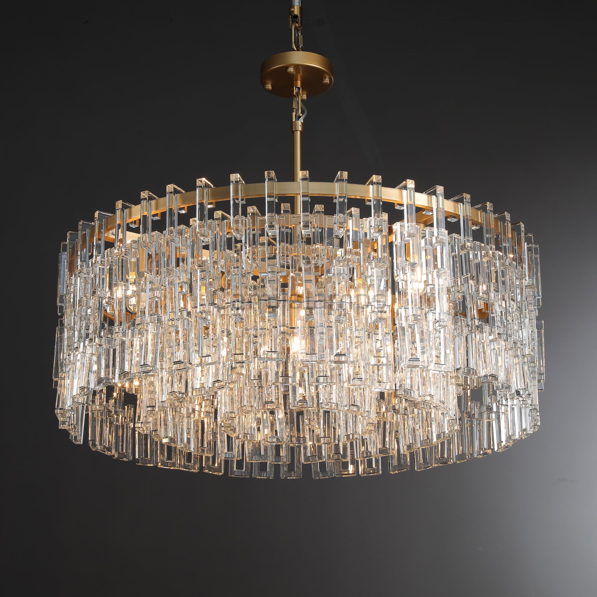 Marigan Elegant Round K9 Crystal Chandelier 36", 48", 60" - Camilalamps - CAM1014