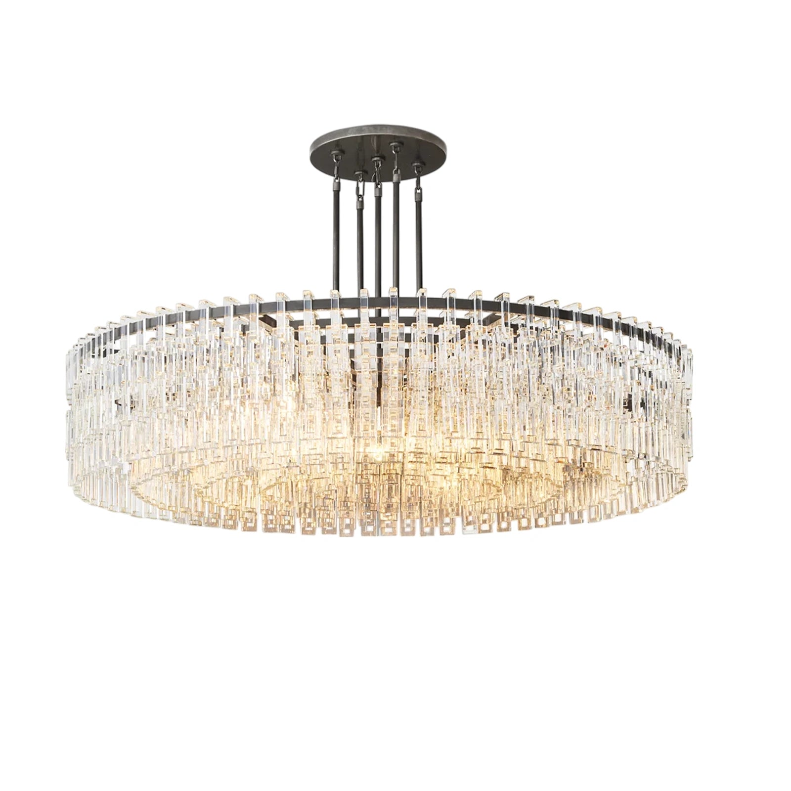 Marigan Elegant Round K9 Crystal Chandelier 36", 48", 60" - Camilalamps - CAM1017