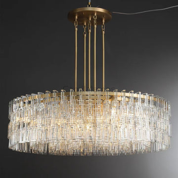 Marigan Elegant Round K9 Crystal Chandelier 36", 48", 60" - Camilalamps - CAM1013