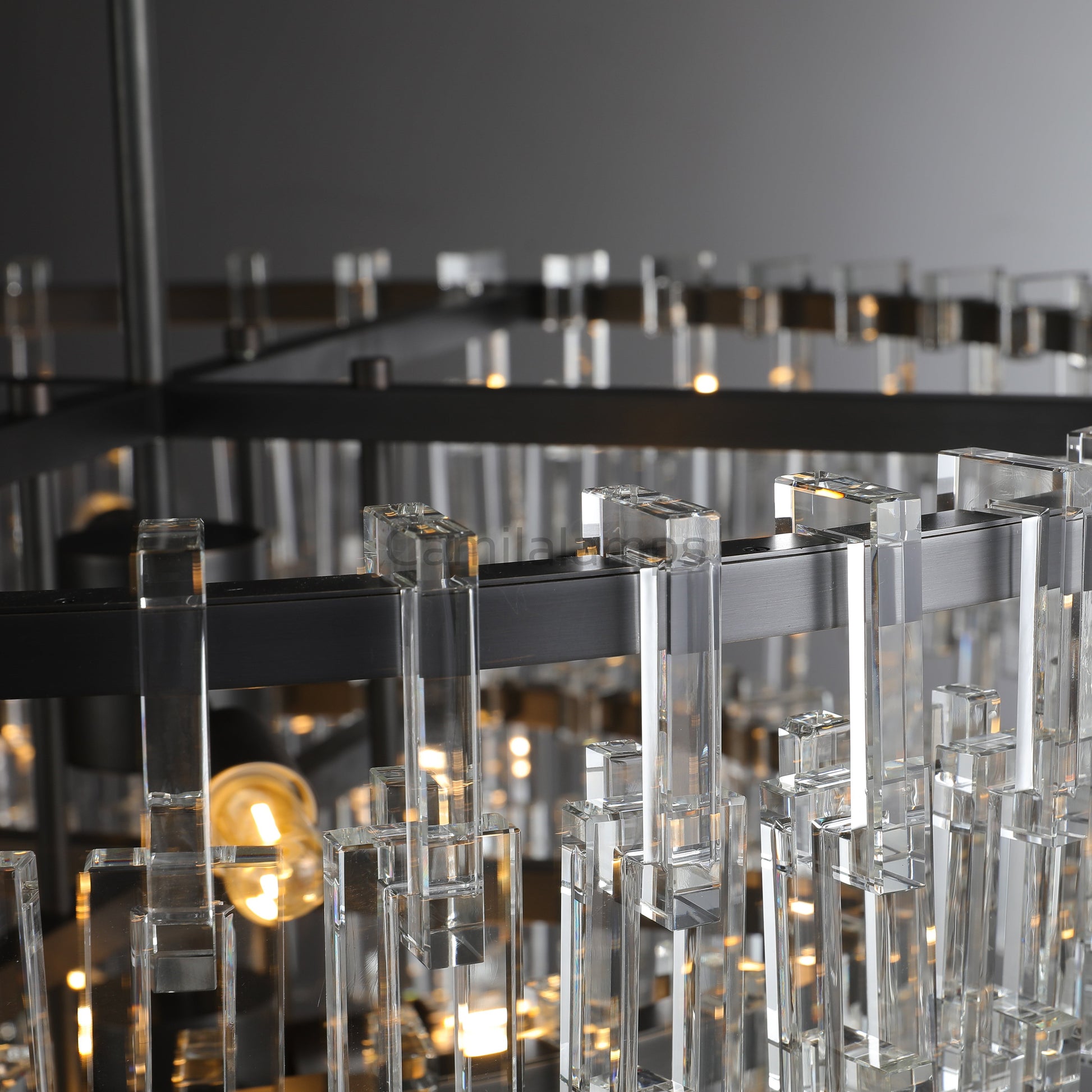 Marigan Elegant Round K9 Crystal Chandelier 36", 48", 60" - Camilalamps - CAM1014