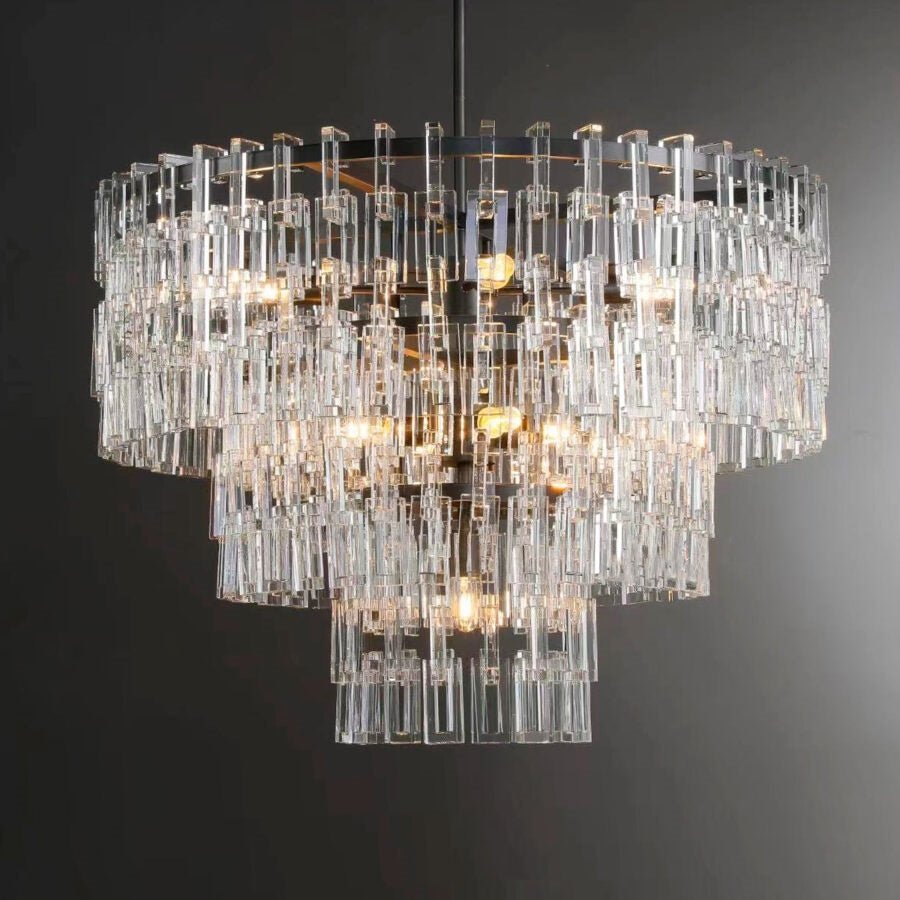 Marignan Tier K9 Crystal Round Chandelier 36″ 48″ 60″ - Camilalamps - Ca0170