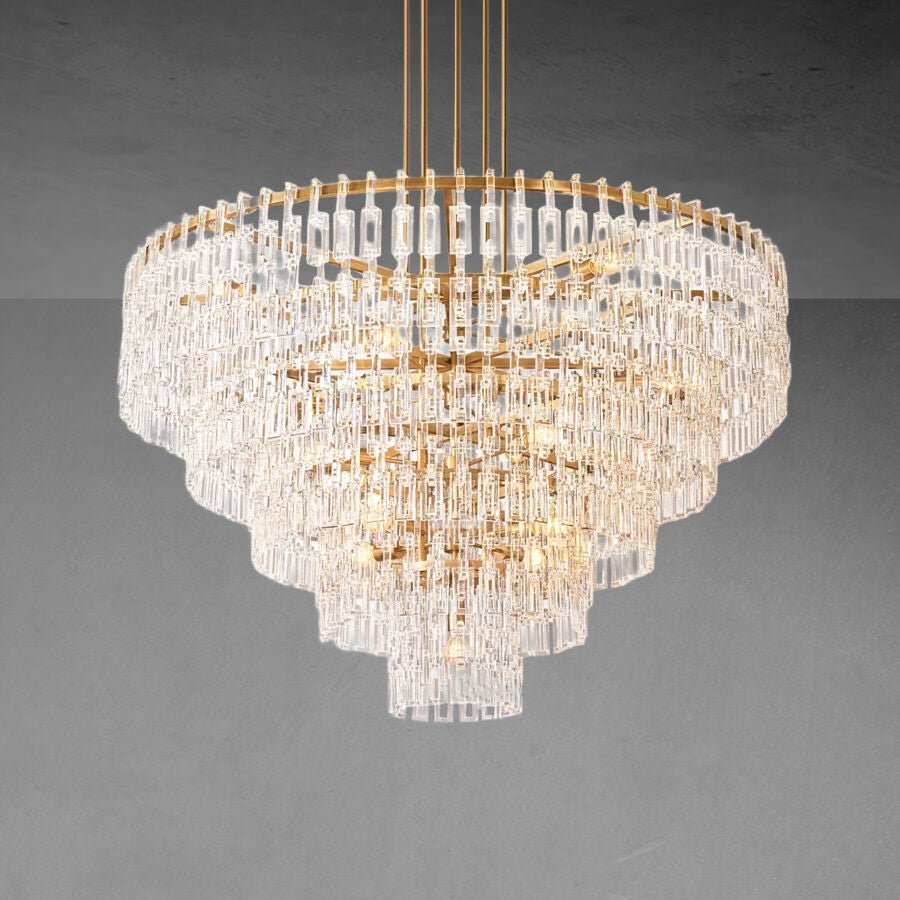 Marignan Tier K9 Crystal Round Chandelier - Camilalamps - CA0169