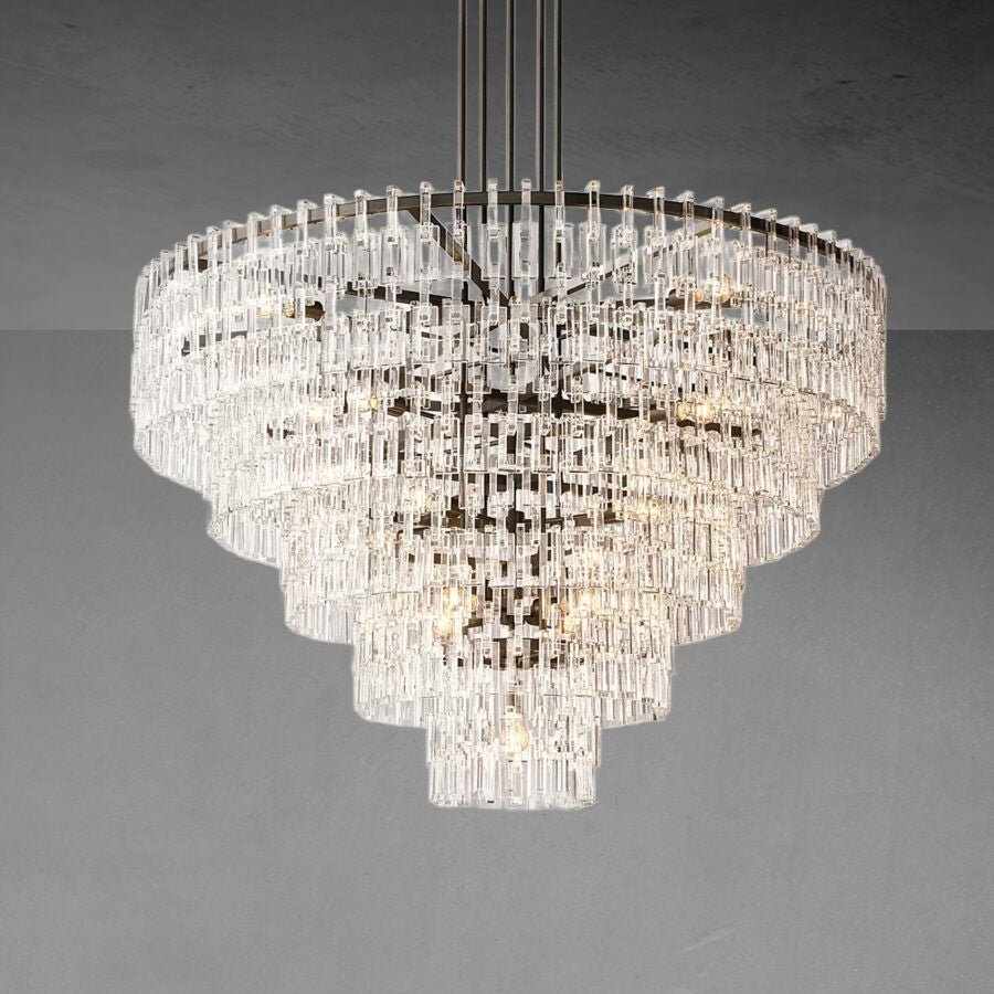Marignan Tier K9 Crystal Round Chandelier 36″ 48″ 60″ - Camilalamps - Ca0176