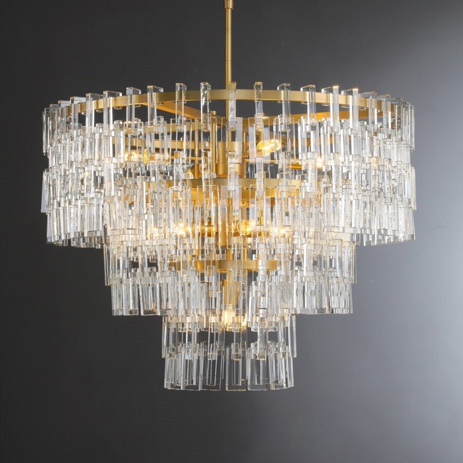 Marignan Tier K9 Crystal Round Chandelier 36″ 48″ 60″ - Camilalamps - Ca0169