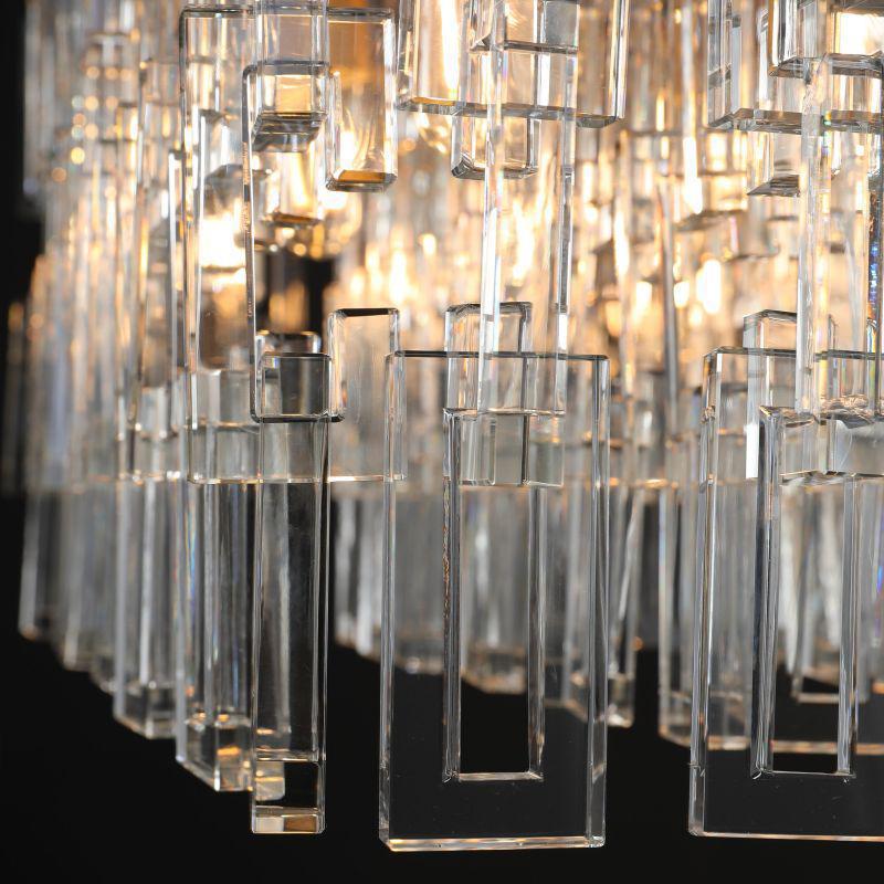 Marigon Modern Rectangular Crystal Chandelier 60" - Camilalamps - CA45674