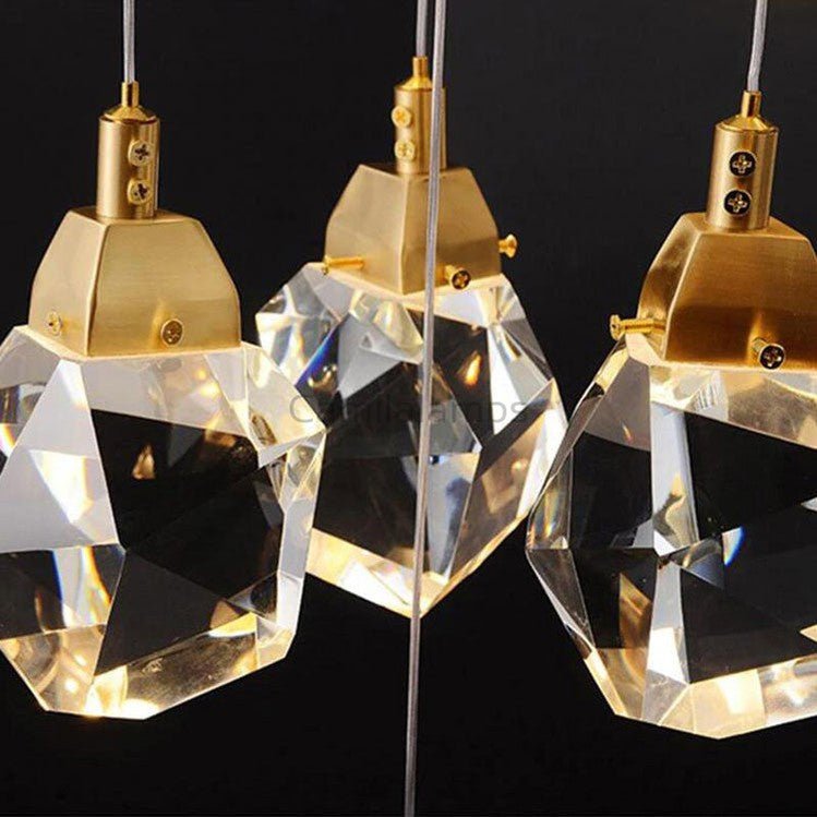 Masonry Faceted Crystal Prisms Chandelier - Camilalamps - CA - A - 226