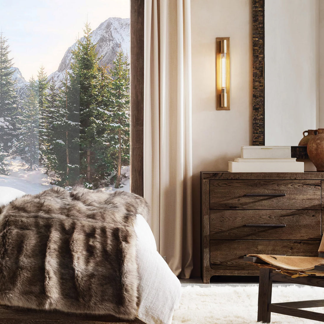 Massenet Metal Wall Sconce - Camilalamps - CAARHWS - 2561315