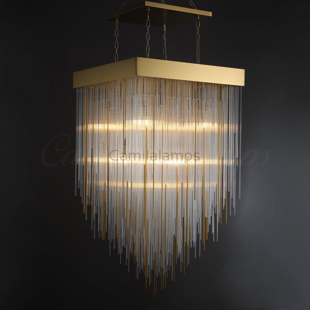 Mava Luxury Blown Glass Chandelier For Living Room Dining Room - Camilalamps - CAM1214