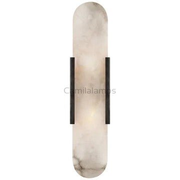 Melang Alabaster Wall Sconce 28”H - Camilalamps - CA - ALA - W - 3