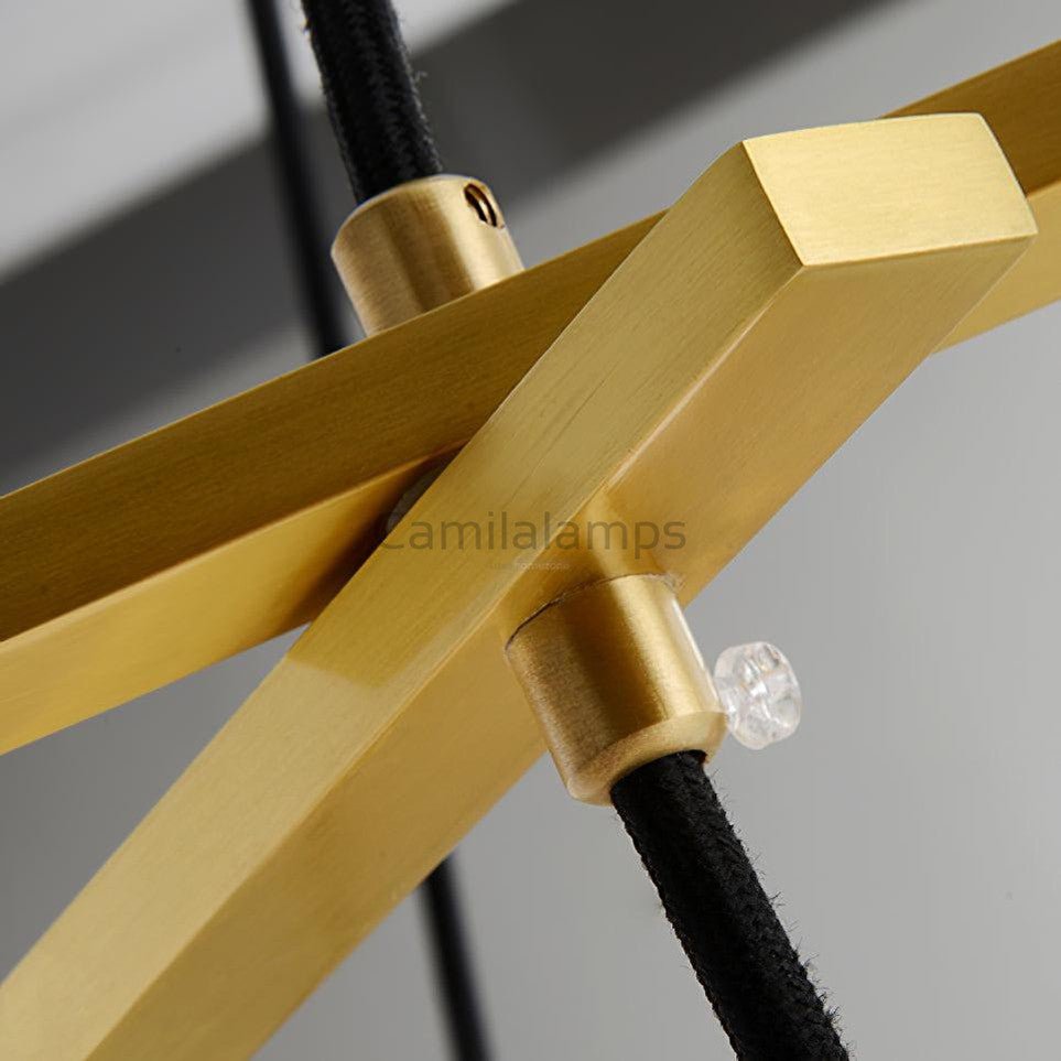 Miira Alabaster Chandelier with 3/6/8 heads - Camilalamps - Miira - 1606 - 3 hea - Brass - 1