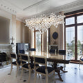 Mirella Trento Clustered Glass Linear Chandelier - Camilalamps - CAARHWS - 2562001