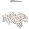 Mirella Trento Clustered Glass Linear Chandelier - Camilalamps - CAARHWS - 2562003