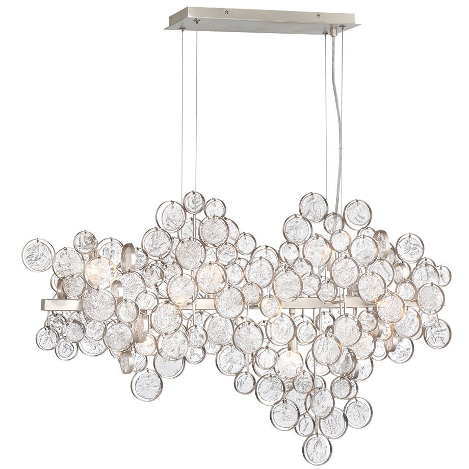 Mirella Trento Clustered Glass Linear Chandelier - Camilalamps - CAARHWS - 2562003
