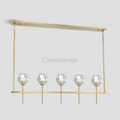 Mitchell Clear Glass Linear Chandelier - Camilalamps - Ca-1LI2024-1C5818