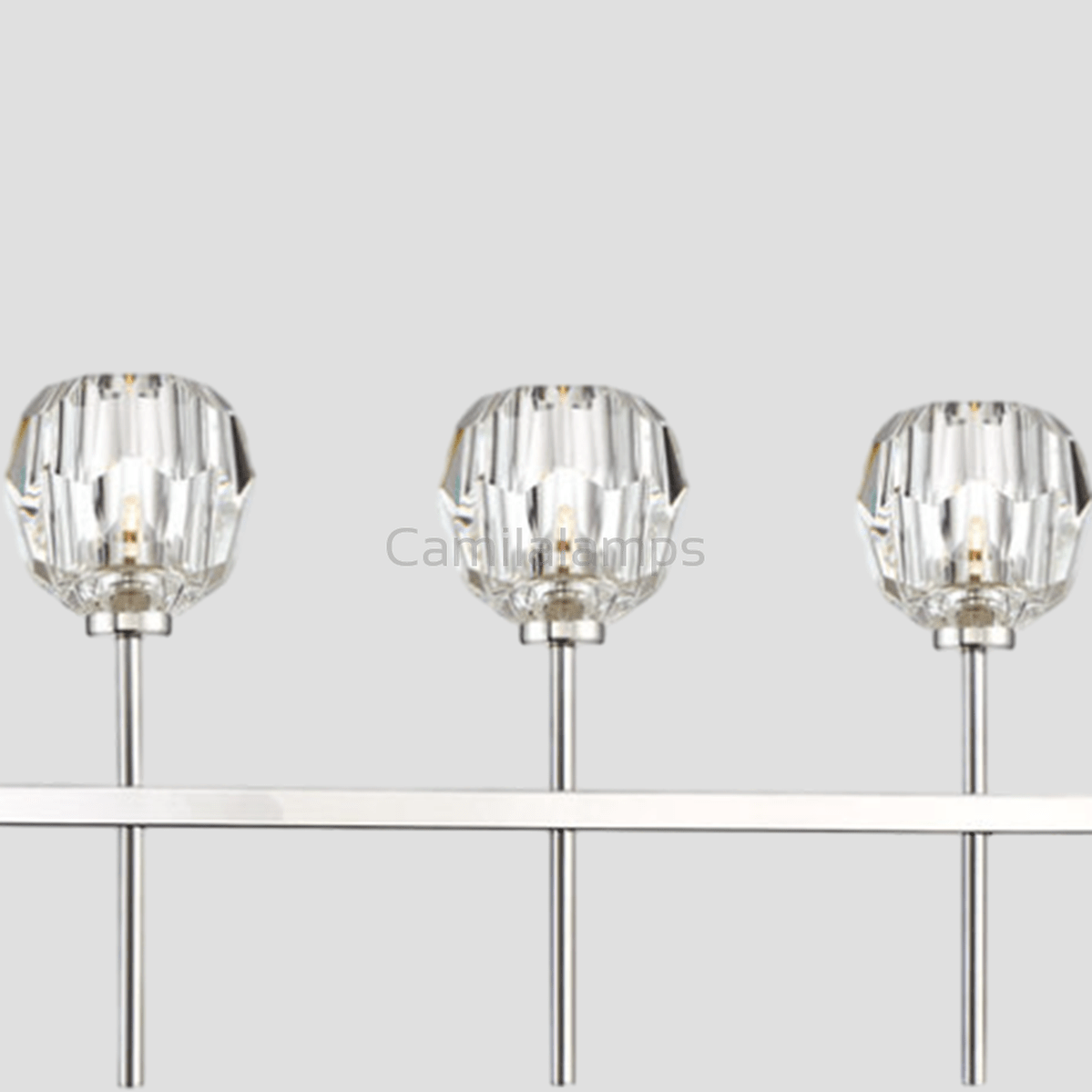 Mitchell Clear Glass Linear Chandelier - Camilalamps - Ca-1LI2024-1C5820