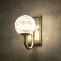 Modern Alabaster Ball Wall Sconce - Camilalamps - CA - MABWS - 1