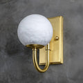 Modern Alabaster Ball Wall Sconce - Camilalamps - CA - MABWS - 1