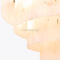 Modern Alabaster Tiered Chandelier - Camilalamps - Moder - 2086 - Copp - Dia 1 - 3