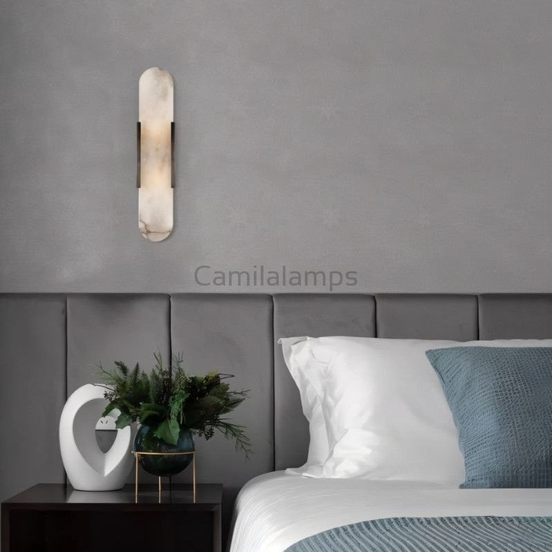 Modern Alabaster Wall Lamp - Camilalamps - CAM1675