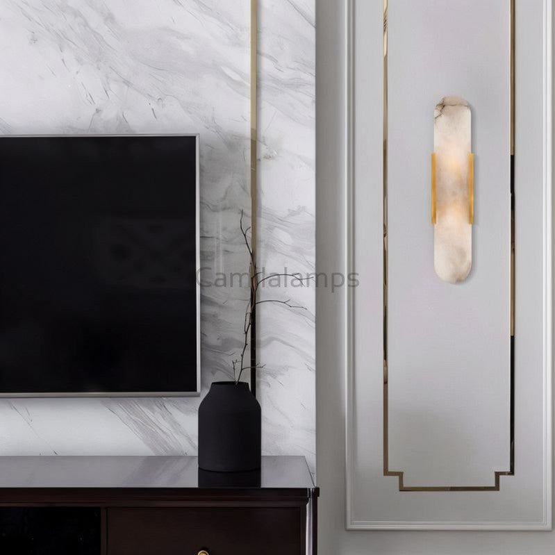 Modern Alabaster Wall Lamp - Camilalamps - CAM1675