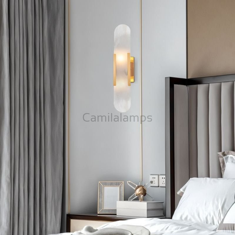 Modern Alabaster Wall Lamp - Camilalamps - CAM1675