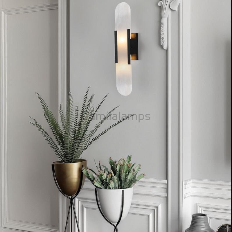 Modern Alabaster Wall Lamp - Camilalamps - CAM1676