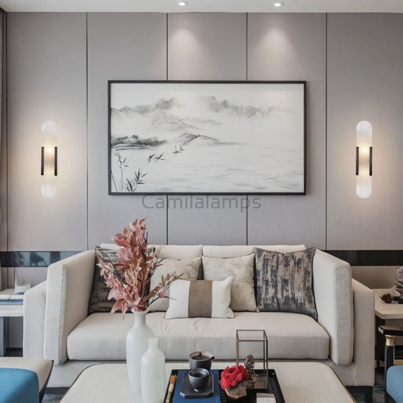 Modern Alabaster Wall Lamp - Camilalamps - CAM1676