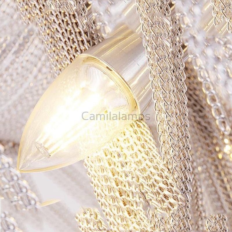 Modern Aluminum Chain Tassel Chandelier - Camilalamps - OL-1aL1122-1C1943