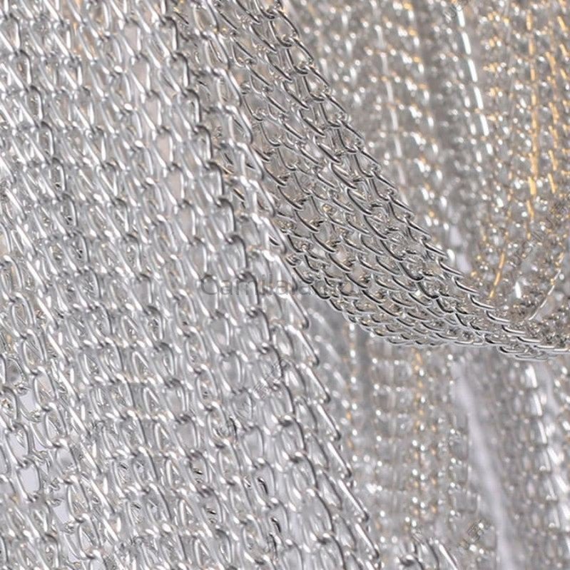 Modern Aluminum Chain Tassel Chandelier - Camilalamps - OL-1aL1122-1C1943